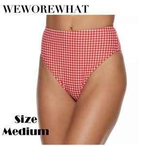WeWoreWhat Emily Bottom Red Gingham NWT Size MED